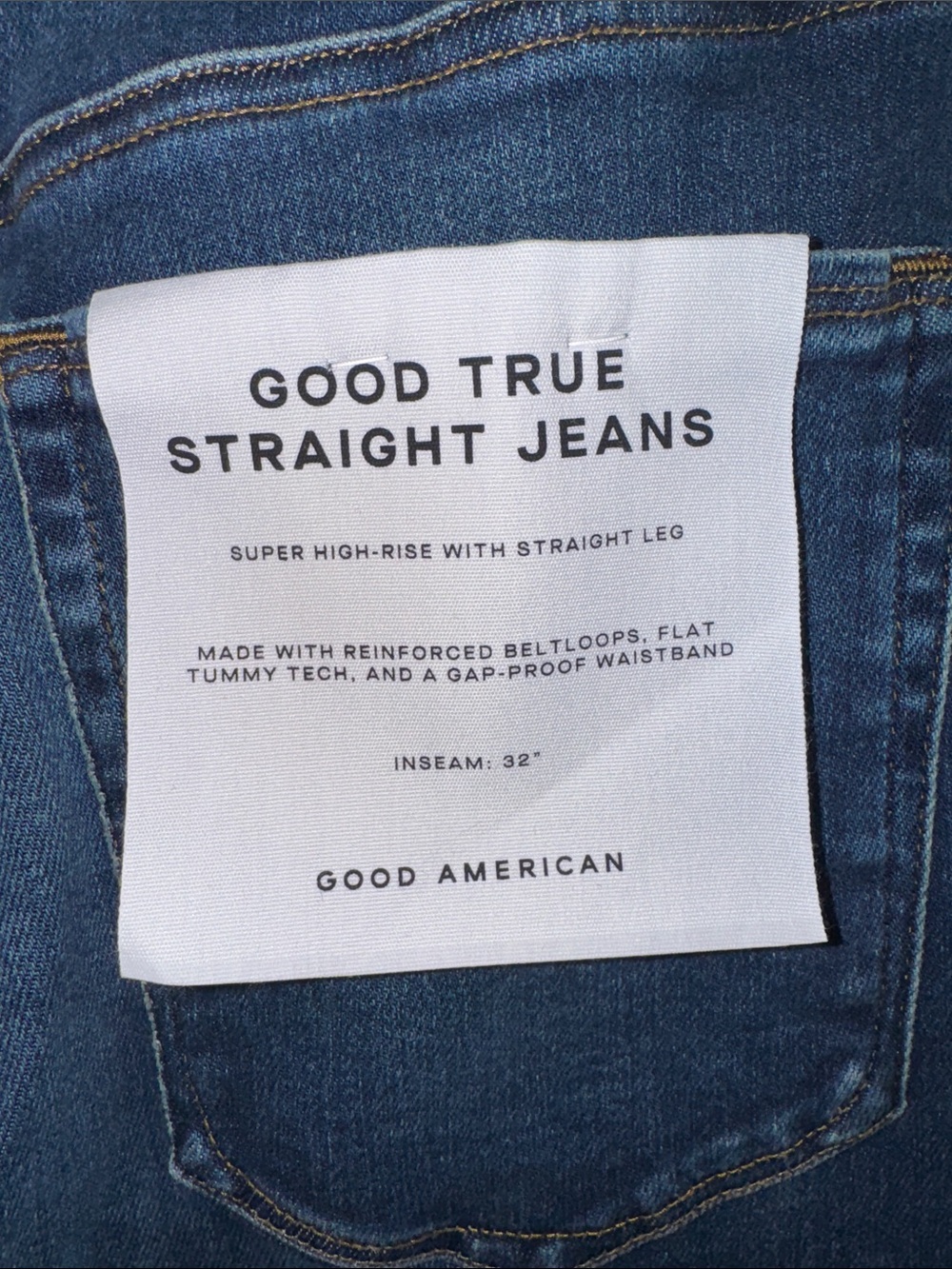 Good American Indigo High-Rise Wide Leg Jeans - Picture 8 of 8